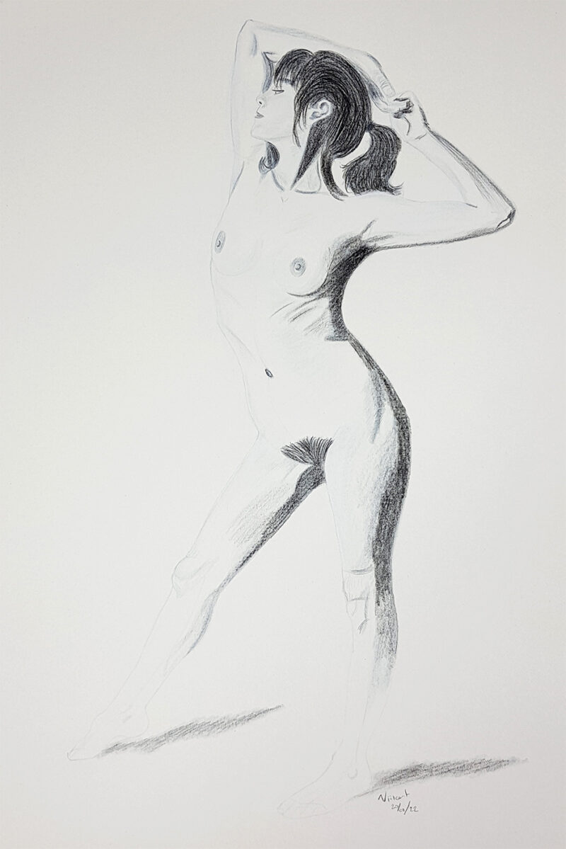 Pencil Figure Sketch 01-22