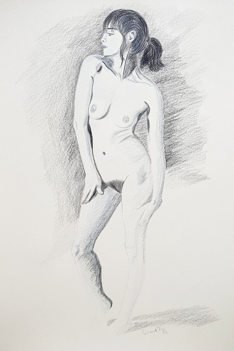 Pencil Figure Sketch 02-22