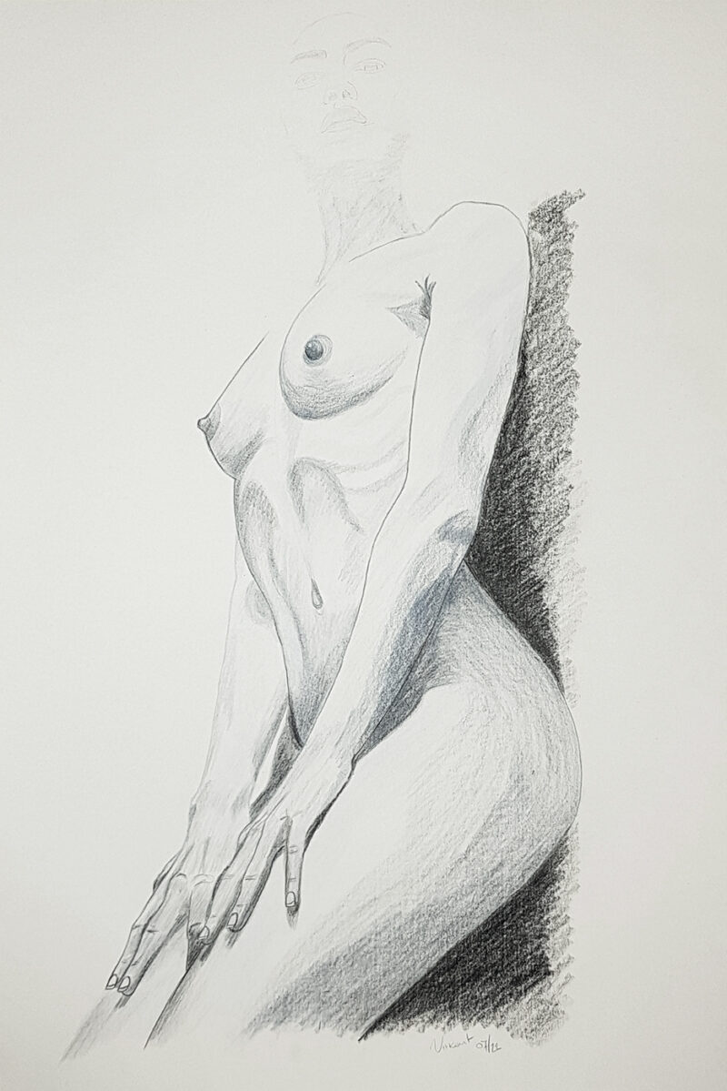 Pencil Figure Sketch 07-22